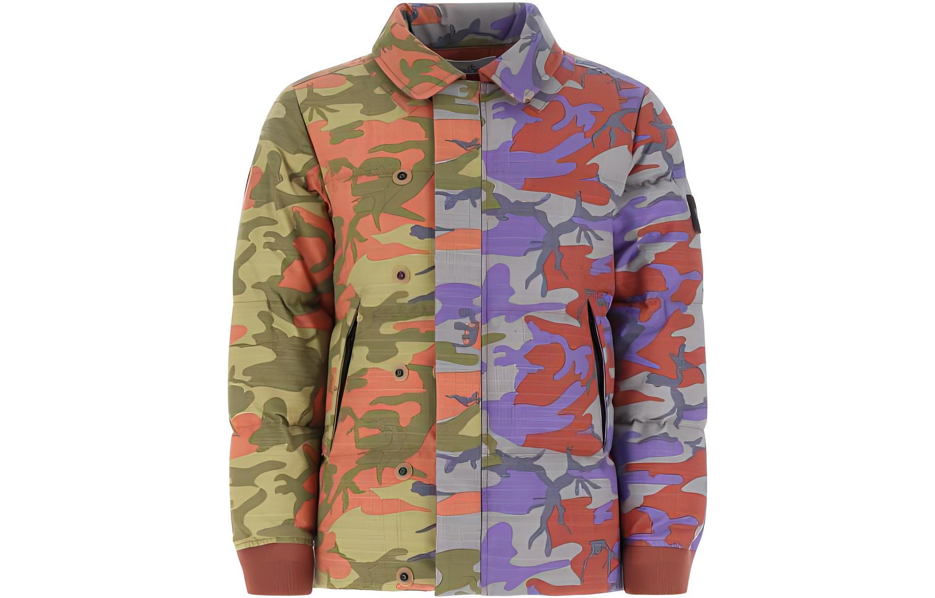 STONE ISLAND Camouflage Print  Jacket Multicolor 7715435E6-V0015