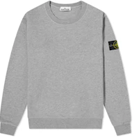 Stone Island Classic Badge Crewneck Sweatshirt Unisex Grey Clay Spring Summer Thin 741563051-V0M64 Stone Island Classic Badge Crewneck Sweatshirt Unisex Grey Clay Spring Summer Thin 741563051-V0M64