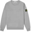 Buy Stone Island Classic Badge Crewneck Sweatshirt Unisex Kelabu Clay Musim Panas Nipis 741563051-V0M64