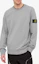 Lookbook Stone Island Classic Badge Crewneck Sweatshirt Unisex Kelabu Clay Musim Panas Nipis 741563051-V0M64
