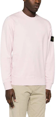 Stone Island 經典徽章男女同款圓領衫 淺粉 春夏版 801563051-V0080 Purchase Stone Island 經典徽章男女同款圓領衫 淺粉 春夏版 801563051-V0080