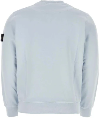 ストーンアイランド クルーネック ロゴバッジ スウェットシャツ 男女兼用 フロストブルー 801563051-V0041 Lookbook ストーンアイランド クルーネック ロゴバッジ スウェットシャツ 男女兼用 フロストブルー 801563051-V0041