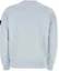 Lookbook ストーンアイランド クルーネック ロゴバッジ スウェットシャツ 男女兼用 フロストブルー 801563051-V0041