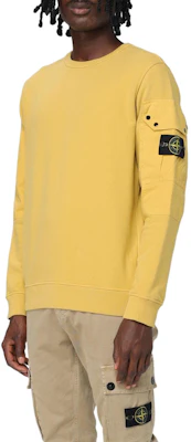STONE ISLAND Classic Logo Crewneck Sweatshirt Yellow Unisex Fall/Winter 811563920-V0033 Shop STONE ISLAND Classic Logo Crewneck Sweatshirt Yellow Unisex Fall/Winter 811563920-V0033