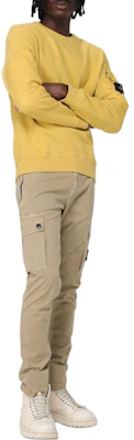 STONE ISLAND Classic Logo Crewneck Sweatshirt Yellow Unisex Fall/Winter 811563920-V0033 Purchase STONE ISLAND Classic Logo Crewneck Sweatshirt Yellow Unisex Fall/Winter 811563920-V0033