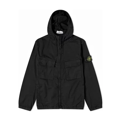 STONE ISLAND Classic Logo Patch Cotton Zip Hoodie Jacket Spring/Fall Wear 801542610-V0029