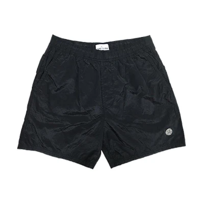 STONE ISLAND Classic Nylon Casual Shorts Men - Black. 7415B0943-V0029