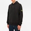 Details for STONE ISLAND Hoodie Hitam Logo Patch Klasik Sweatshirt 731564120-V0029