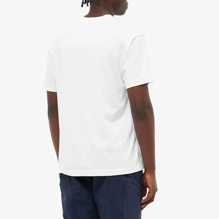 Purchase STONE ISLAND 簡約版型男女短袖圓領T恤 白色 741524113-V0001