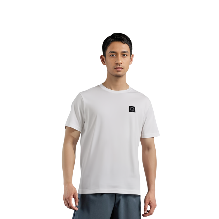Details for STONE ISLAND 簡約版型男女短袖圓領T恤 白色 741524113-V0001