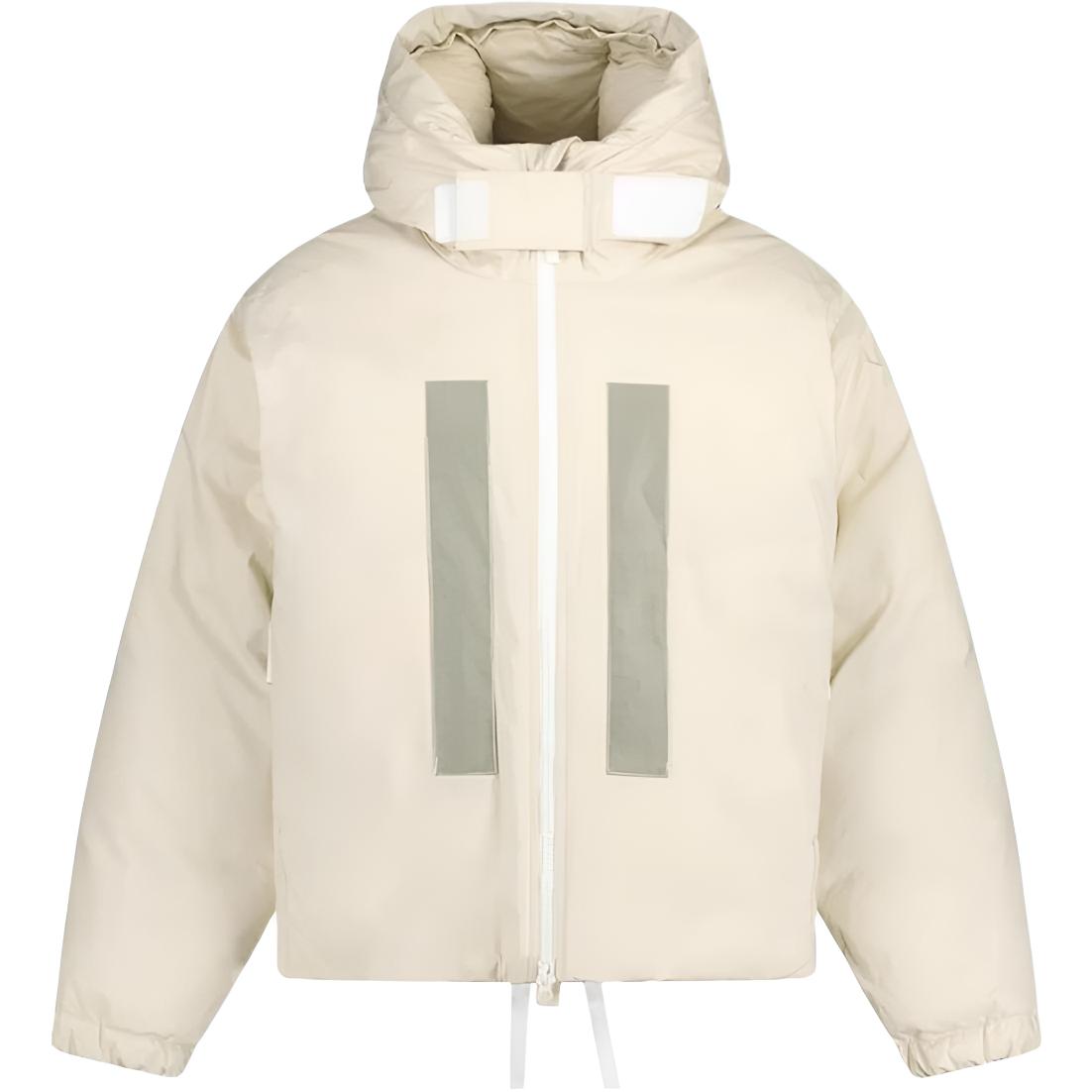 STONE ISLAND Colorblock Hooded Down Jacket Unisex - Plaster Color. 7915424X2-V0097
