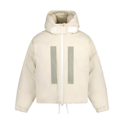 STONE ISLAND Colorblock Hooded Down Jacket Unisex - Plaster Color. 7915424X2-V0097