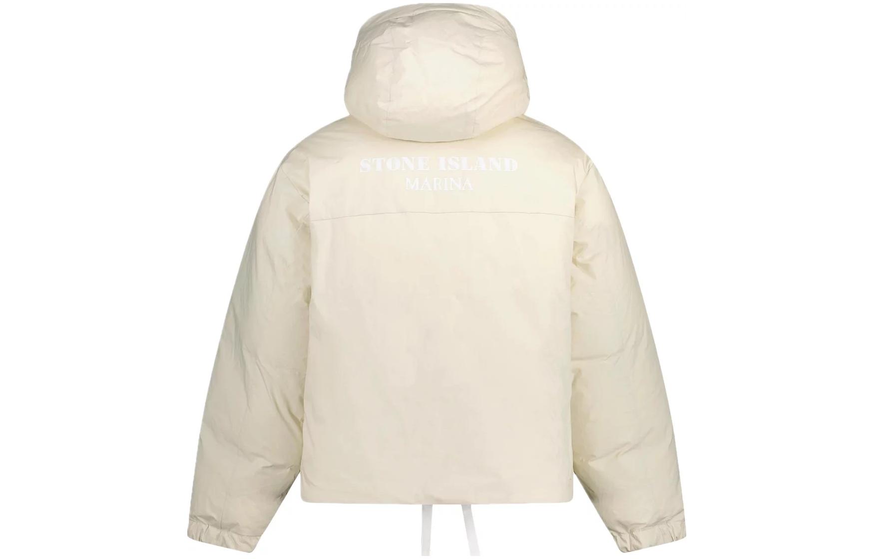 STONE ISLAND Colorblock Hooded Down Jacket Unisex - Plaster Color. 7915424X2-V0097 圖 3