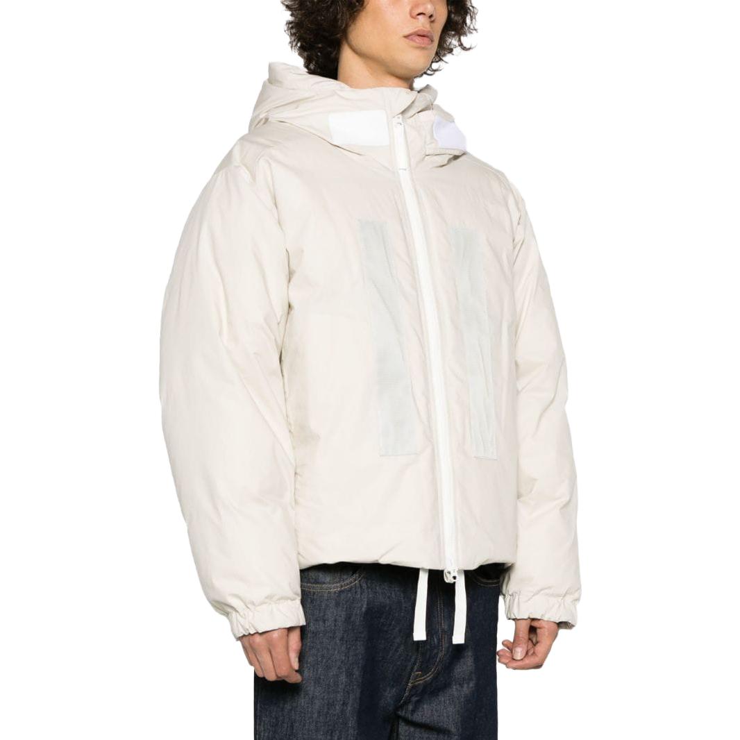STONE ISLAND Colorblock Hooded Down Jacket Unisex - Plaster Color. 7915424X2-V0097 圖 6