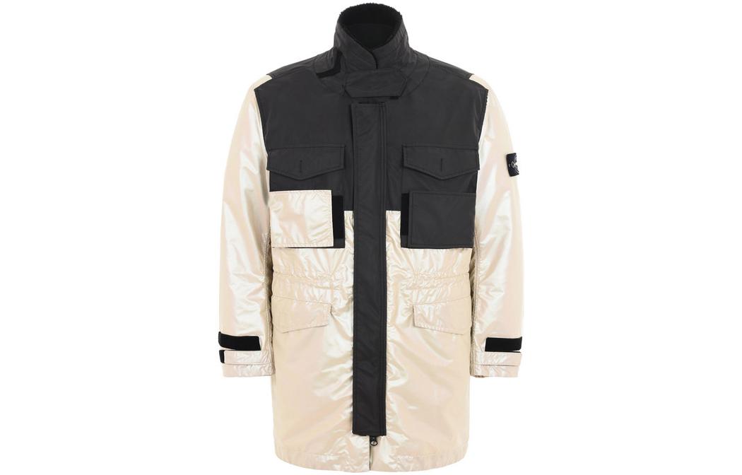 Stone Island Colorblock Stand Collar Jacket 6915709M1-V0038