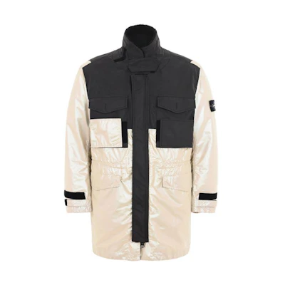 Stone Island Colorblock Stand Collar Jacket 6915709M1-V0038