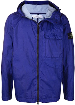 Stone Island 羅盤標誌男士藍色風衣外套 - 秋季款 761540223-V0022 Buy Stone Island 羅盤標誌男士藍色風衣外套 - 秋季款 761540223-V0022