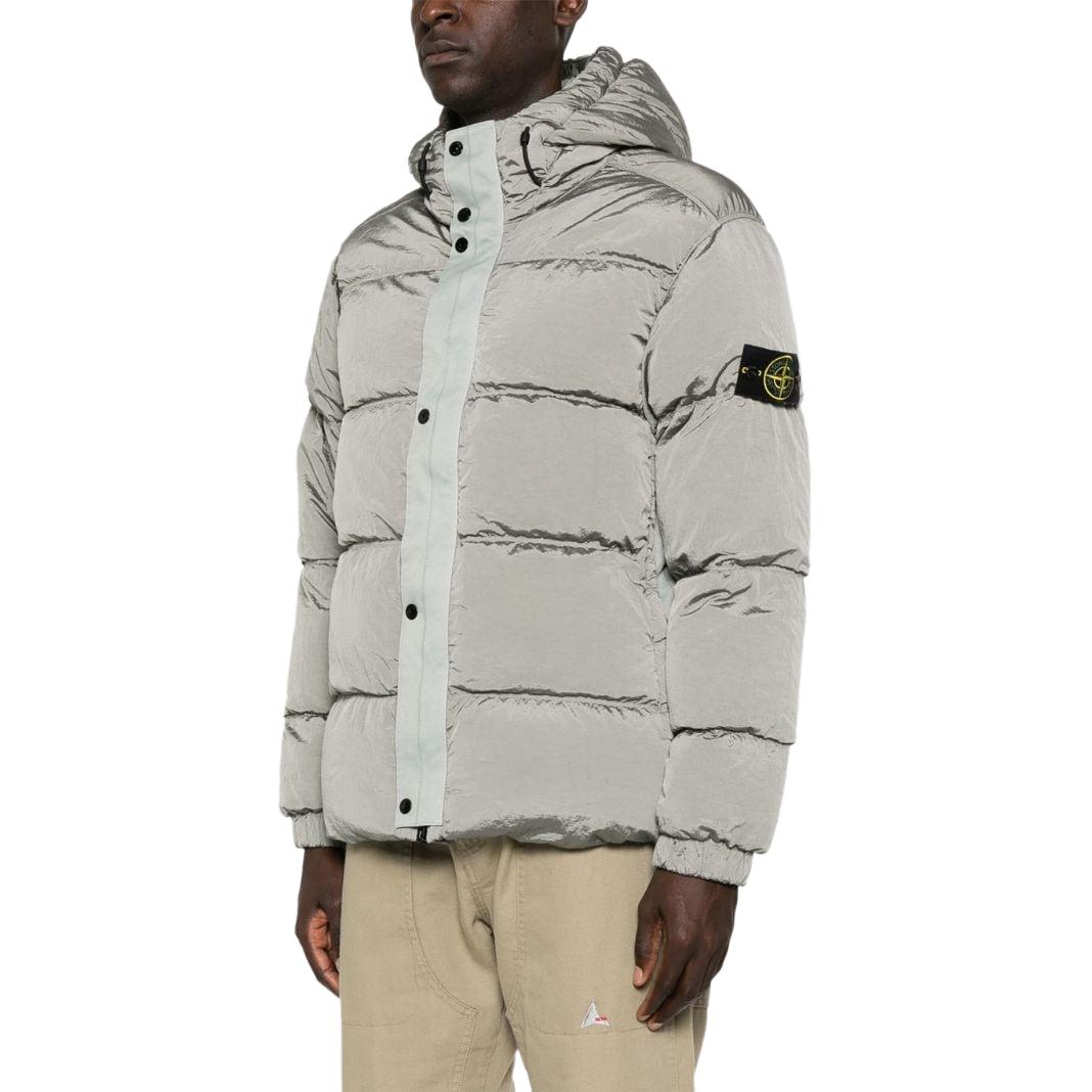 STONE ISLAND Compass Badge Hooded Puffer Jacket Unisex Grey 811541419-V0160 圖 5