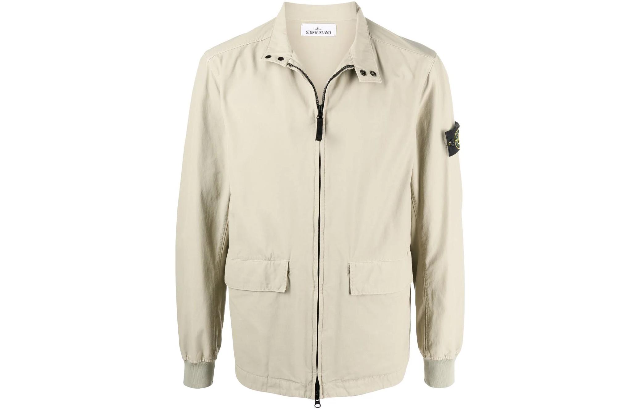 Stone Island Compass Badge Lightweight Jacket Green Fall Edition 761541033-V0090