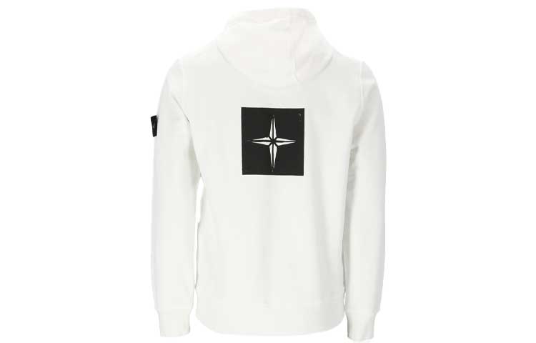Stone Island Compass Badge Logo Hoodie White Unisex SS21 Edition. 741565894-V0001 圖 3
