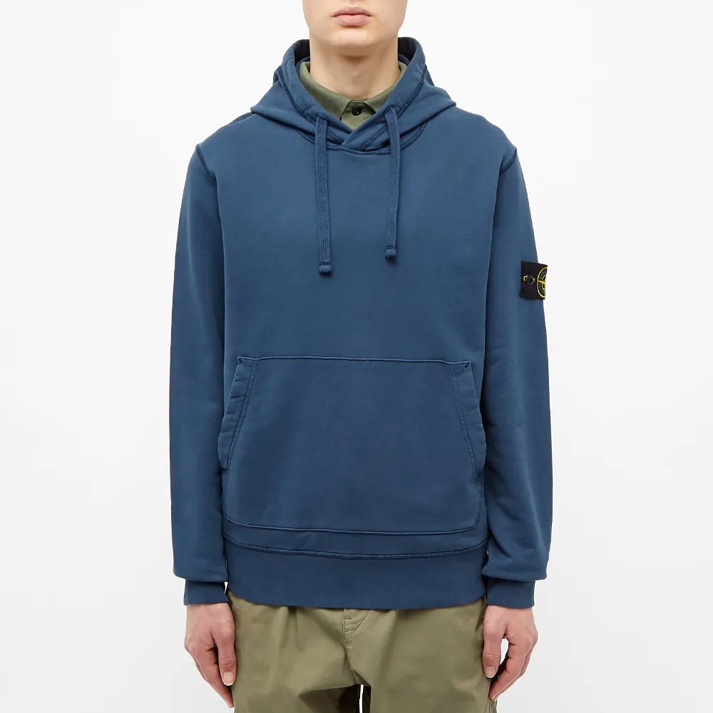 Stone Island Compass Badge Pullover Sweatshirt Men’s Blue. 721564151-V0028 圖 4