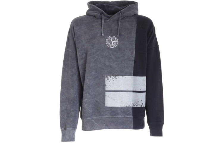 Stone Island Compass Hoodie SS21 Unisex - Gray 731561889-V0028