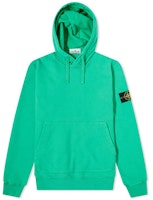 STONE ISLAND Compass Logo Cotton Hoodie Green . 751564120-V0050 STONE ISLAND Compass Logo Cotton Hoodie Green . 751564120-V0050