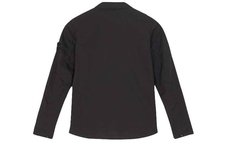 Stone Island Compass Logo Cotton Nylon Jacket Unisex Black. 731510404-V0029 圖 3