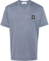 Stone Island Compass Logo Crewneck T-Shirt Men’s Blue 811524113-V0046 Stone Island Compass Logo Crewneck T-Shirt Men’s Blue 811524113-V0046