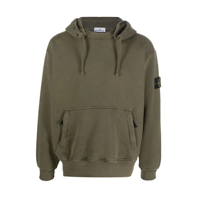 Stone Island Compass Logo Green Hoodie Unisex Long Sleeve 791566455-V0158