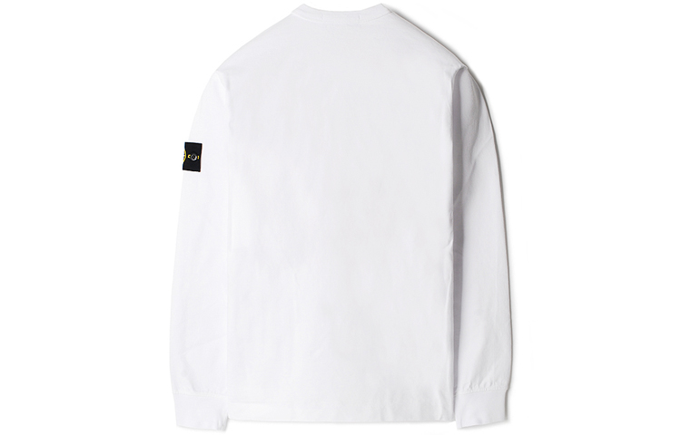 Stone Island Compass Logo Loose Fit Long Sleeve T-Shirt Men’s White 741564450-V0001 圖 3