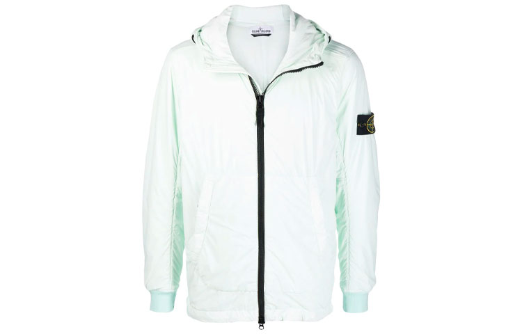 Stone Island Compass Logo Patch Zip-Up Hoodie Jacket Men 751541928-V0052