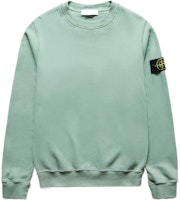 Stone Island Compass Patch Light Green Long Sleeve Sweatshirt 771563020-V0055 Stone Island Compass Patch Light Green Long Sleeve Sweatshirt 771563020-V0055
