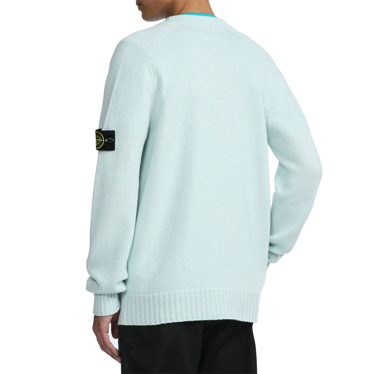 Purchase 스톤 아일랜드 컴파스 패치 가디건 울 스웨터 라이트 그린 7515504A3-V0052