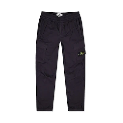 Stone Island Compass Patch Cargo Pants Navy Blue Casual Pants 741531303-V0020