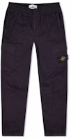 Order Stone Island Compass Patch Cargo Pants Navy Blue Casual Pants 741531303-V0020
