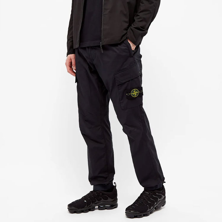 Stone Island Compass Patch Cargo Pants Navy Blue  Casual Pants 741531303-V0020 圖 3