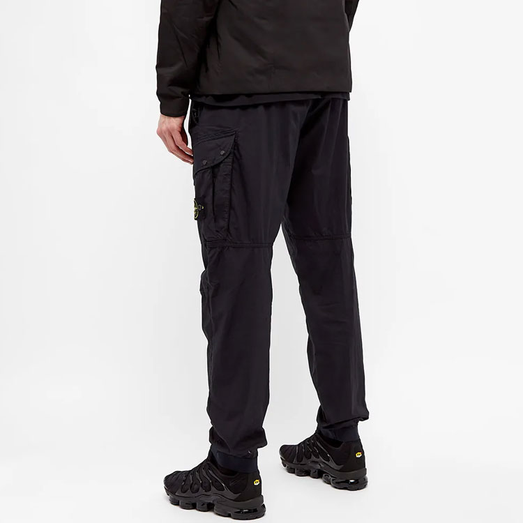 Stone Island Compass Patch Cargo Pants Navy Blue  Casual Pants 741531303-V0020 圖 4