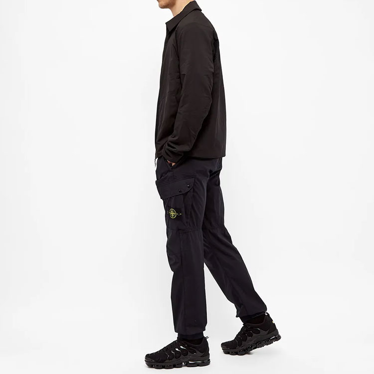 Stone Island Compass Patch Cargo Pants Navy Blue  Casual Pants 741531303-V0020 圖 5