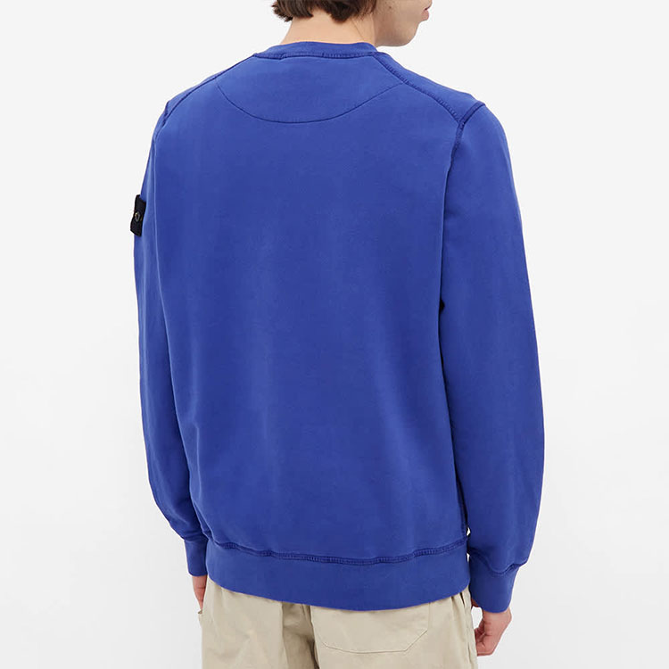 Stone Island Compass Patch Crewneck Sweatshirt FW21  Blue 751563020-V0043 圖 5