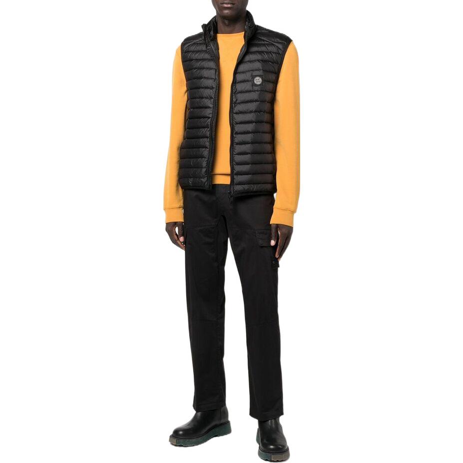 Stone Island Compass Patch Down Vest Black -  Sleeveless Jacket 7715G0224-V0029 圖 3