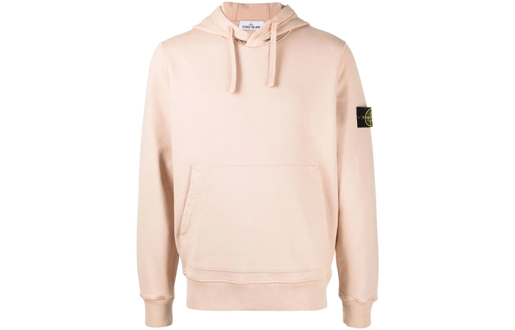 Stone Island Compass Patch Hoodie Light Brown 751564120-V0082