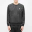 Purchase STONE ISLAND Compass Patch Nylon Crewneck Pullover Sweatshirt Black 711563036-V0029