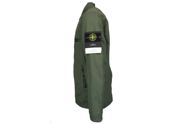 STONE ISLAND Compass Patch Utility Jacket Military Green Menswear 721544229-V0058 圖 4