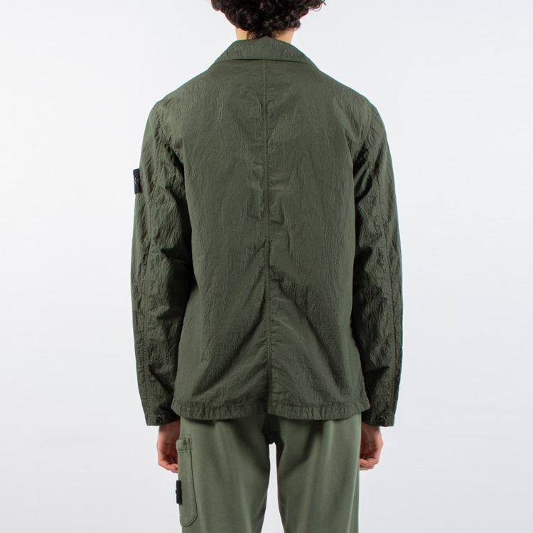 STONE ISLAND Compass Patch Utility Jacket Military Green Menswear 721544229-V0058 圖 6