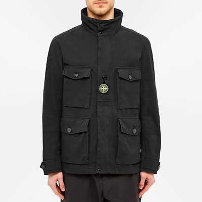 스톤 아일랜드 코튼 코듀라® 4포켓 스탠드 칼라 재킷 블랙 41921-V0029 Shop 스톤 아일랜드 코튼 코듀라® 4포켓 스탠드 칼라 재킷 블랙 41921-V0029