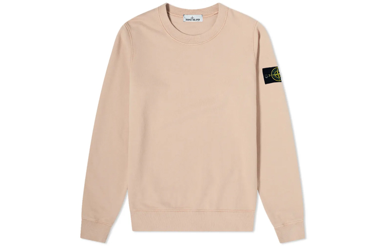 Stone Island Crewneck Pullover Sweatshirt - Antique Rose Color 751563020-V0082