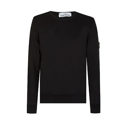 Stone Island Crewneck Pullover Sweatshirt Black 711562720-V0029