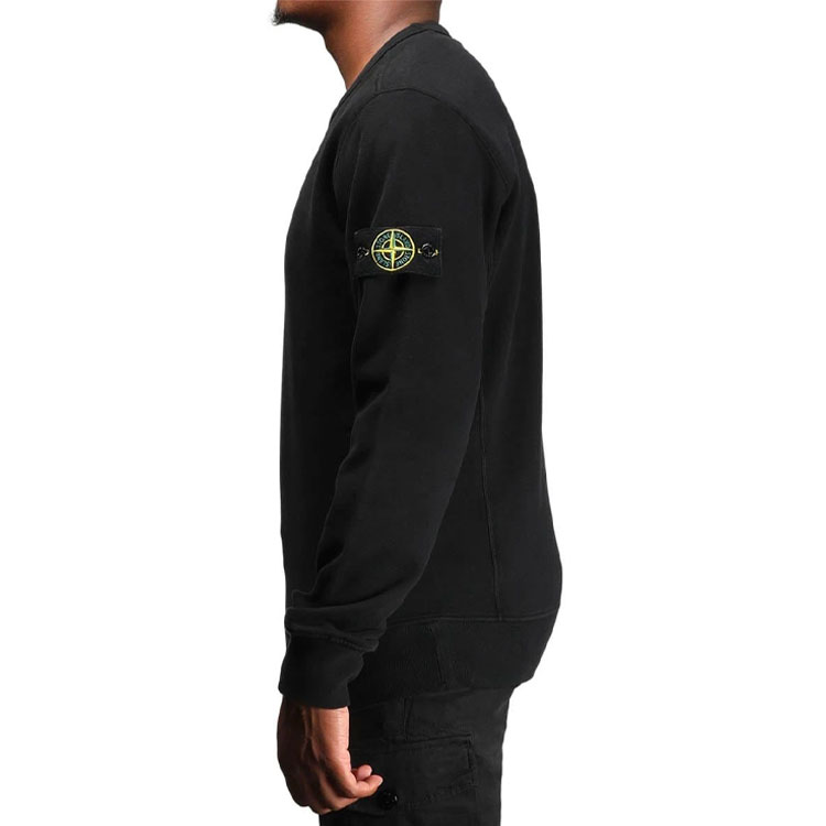 Stone Island Crewneck Pullover Sweatshirt  Black 711562720-V0029 圖 7