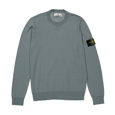 Stone Island Crewneck Pullover Sweatshirt Gray Long Sleeve 7915510C4-V0055